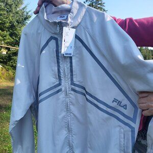 BNWT Fifa white and grey reflective jacket coat sport activewear